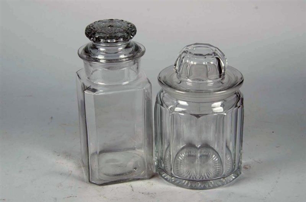 LOT OF 2: CANDY JARS                              