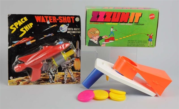 LOT OF 2: WATER GUN & ZZZUM-IT IN BOXES.          