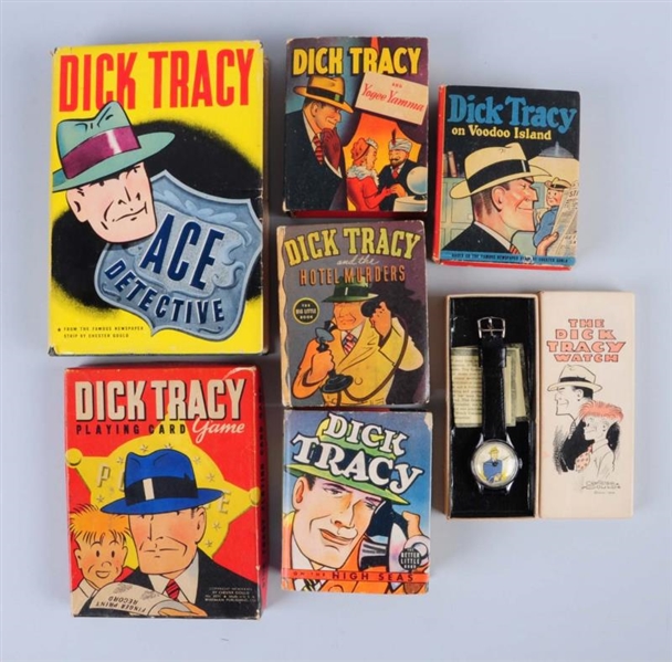 LOT OF DICK TRACY ITEMS.                          