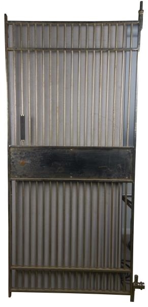 METAL VAULT DOOR WITH LOCK                        
