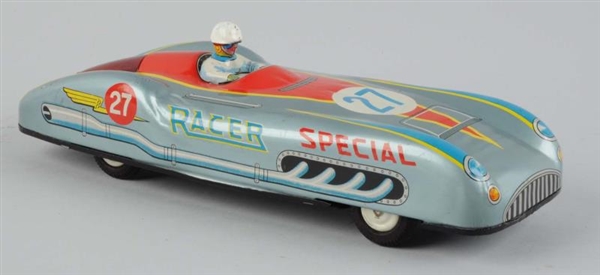 TIN LITHO FRICTION SPECIAL RACER CAR.             