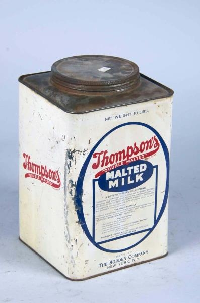 THOMPSONS DOUBLE MALTED MILK CANISTER            