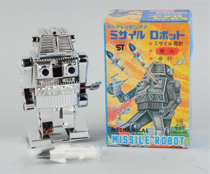 JAPANESE PLASTIC MISSILE ROBOT.                   