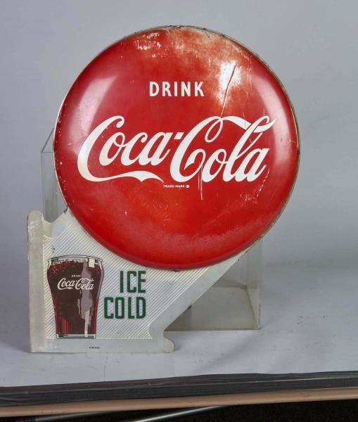 COCA COLA DOUBLE-SIDED CARDBOARD SIGN INSERT      