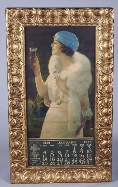 COCA COLA 1925 ADVERTISING CALENDAR               