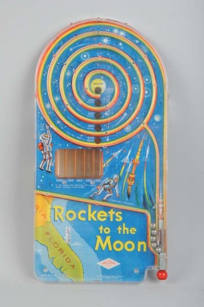 ROCKETS TO THE MOON BAGATELLE GAME.               
