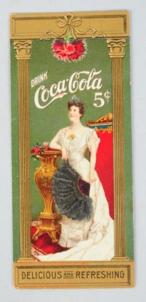 1905 COCA-COLA BOOKMARK.                          