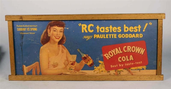 LOT OF 3: ROYAL CROWN COLA ADVERTISING SIGNS      