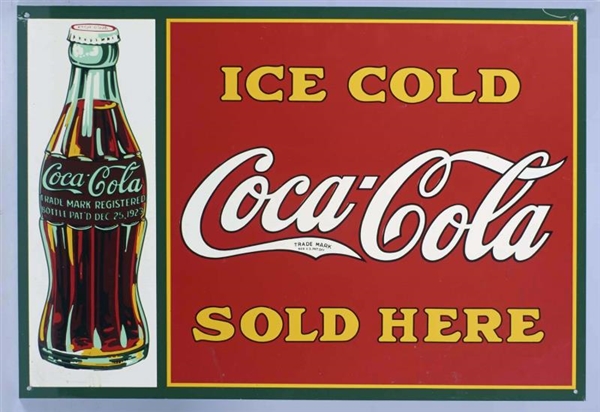 LOT OF 3: COCA COLA ADVERTISING SIGNS             