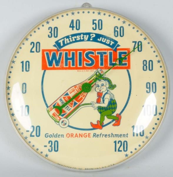 ROUND WHISTLE THERMOMETER.                        