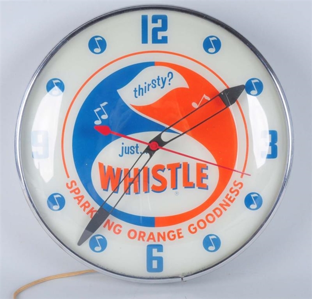 1950S PAM CLOCK FOR WHISTLE.                      