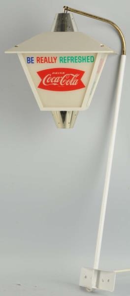 1960S COCA-COLA SMALL LANTERN REVOLVING SIGN.     