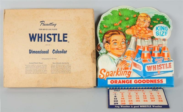 WHISTLE CALENDAR WITH BOX.                        