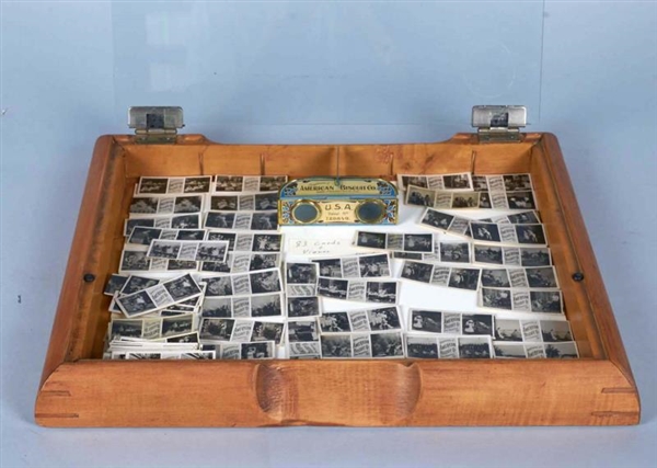 AMERICAN BISCUIT CO. STEREO VIEWER & 83 CARDS     
