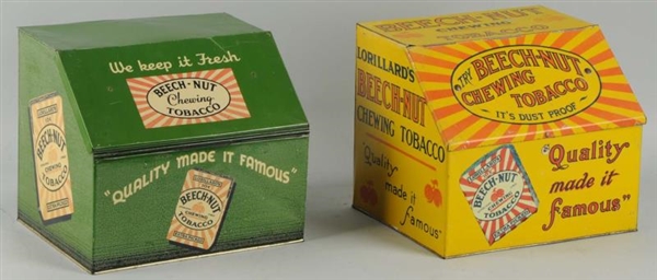 LOT OF 2: BEECH NUT TOBACCO TINS.                 