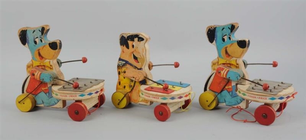 LOT OF 3: FISHER-PRICE XYLOPHONE PLAYER TOYS.     