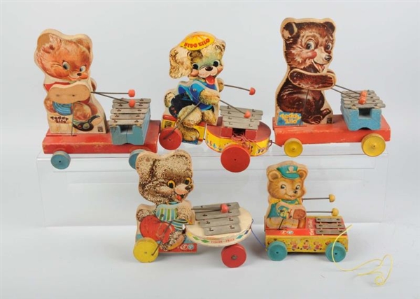 LOT OF 5: FISHER-PRICE XYLOPHONE TOYS.            