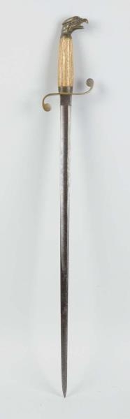 SWORD WITH EAGLE HANDLE.                          