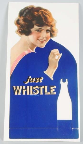 1920S WHISTLE LARGE BOTTLE DISPLAY.               