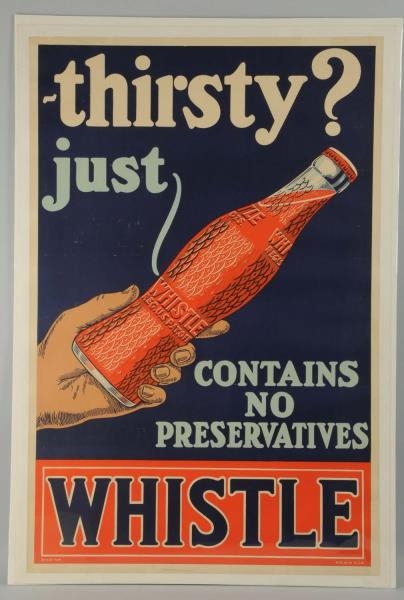 C.1930S WHISTLE PAPER POSTER.                     
