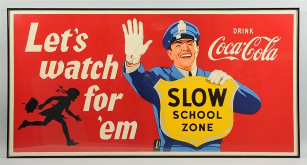 1950S COCA-COLA LARGE TRUCK POSTER.               