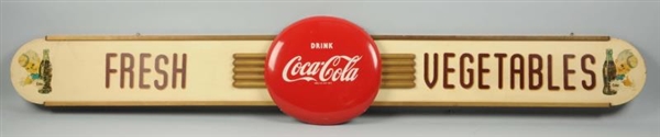 1950S COCA-COLA BUTTON ON WINGS DISPLAY.          