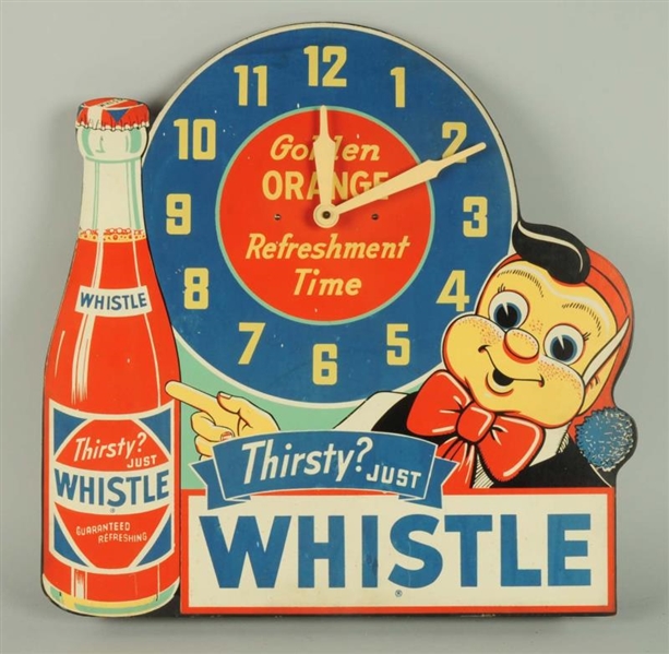 1940S-50S WHISTLE CLOCK.                          