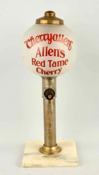 ALLEN’S RED TAME CHERRY EARLY DISPENSER.          