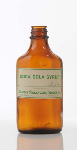 1940S-50S COCA-COLA SYRUP BOTTLE.                 