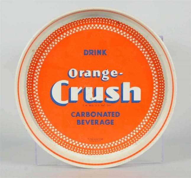 LOT OF 2: ORANGE CRUSH ADVERTISING PIECES.        