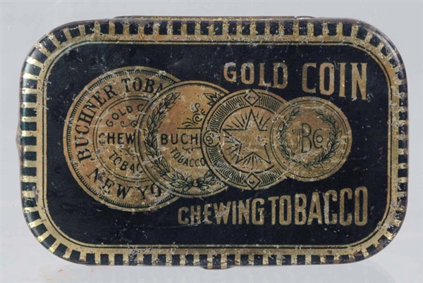 DISTINCTIVE GOLD COIN CHEWING TOBACCO FLAT POCKET 