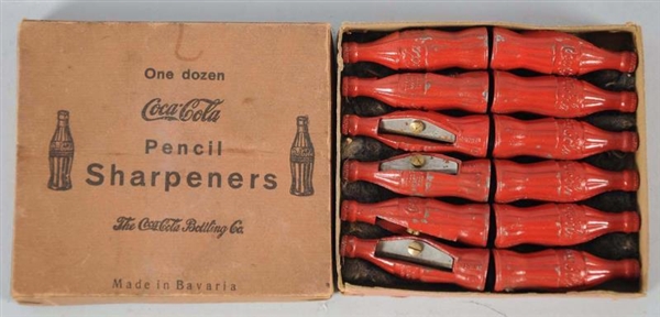1930S-1940S COCA-COLA PENCIL SHARPENERS IN BOX.   
