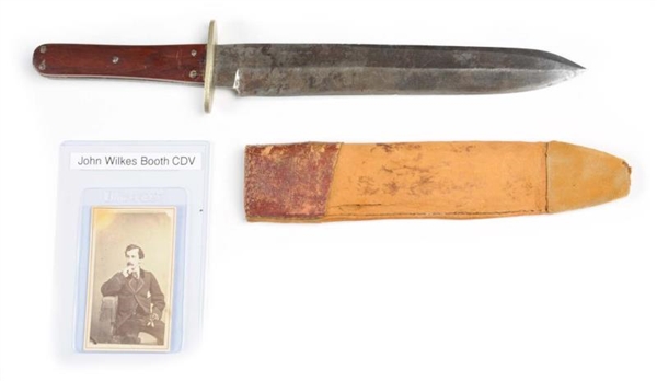 LARGE INFAMOUS RIO GRANDE CAMP (BOWIE) KNIFE.     