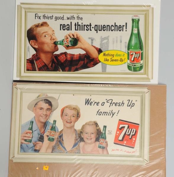 LOT OF 2: SEVEN UP SIGNS.                         