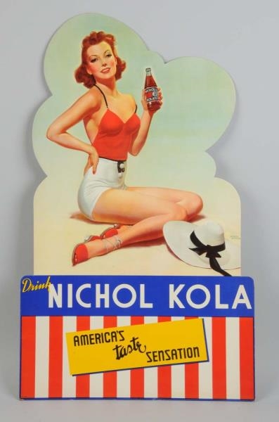 NICHOL KOLA ADVERTISING STAND UP SIGN.            