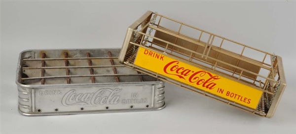 LOT OF 2: 1940S-50S COCA-COLA CASES.              