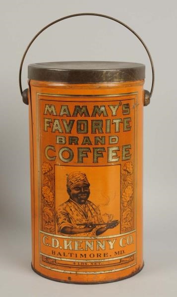 MAMMYS FAVORITE BRAND COFFEE TIN.                