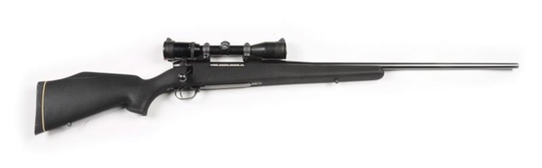AS NEW WEATHERBY MARK V BOLT ACTION RIFLE.**      