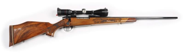 AS NEW WEATHERBY MARK V BOLT ACTION RIFLE.**      