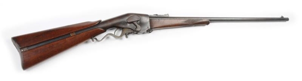 FINE EVANS LEVER ACTION SPORTING RIFLE.           