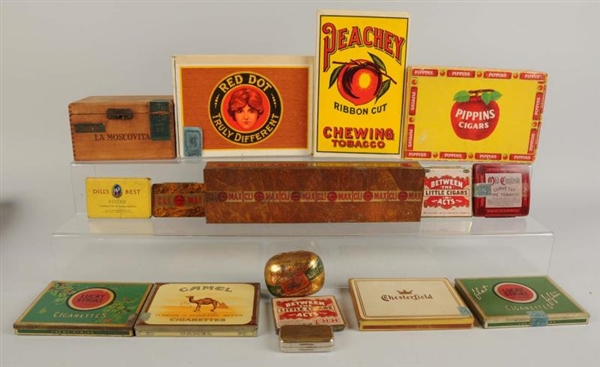 LOT OF 16: TOBACCO RELATED ITEMS.                 