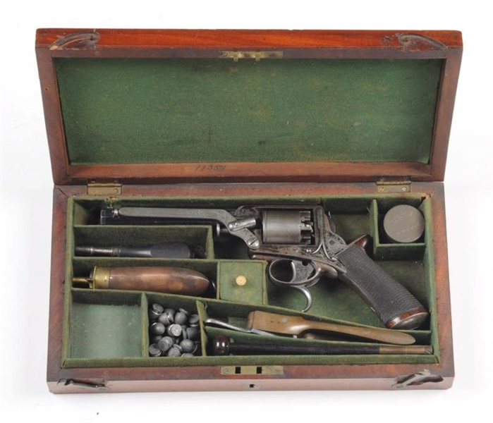 W. TRANTERS PAT. CASED DOUBLE ACTION REVOLVER.   