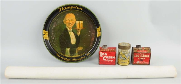 LOT OF 5: ADVERTISING PIECES.                     