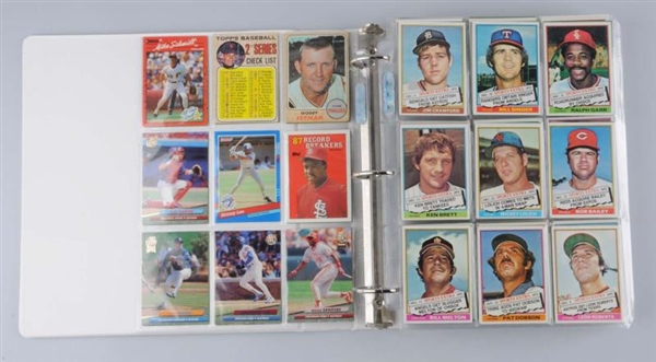 LOT OF APPROX. 300: VINT. & CONT. BASEBALL CARDS. 