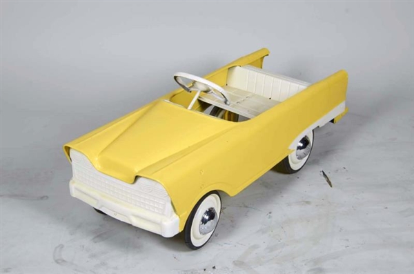 RESTORED YELLOW & WHITE MURRAY PEDAL CAR          