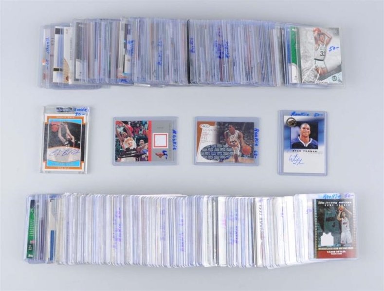 APPROX 150 NBA  JERSEY & SIGNATURE CARDS.         
