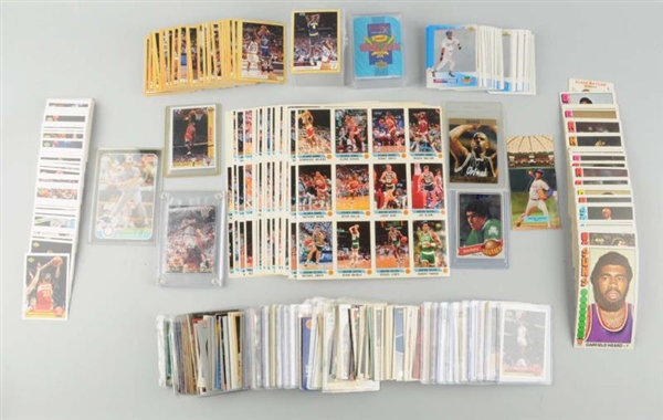 LOT OF MISC 1970S-PRESENT DAY BASKETBALL CARDS.  