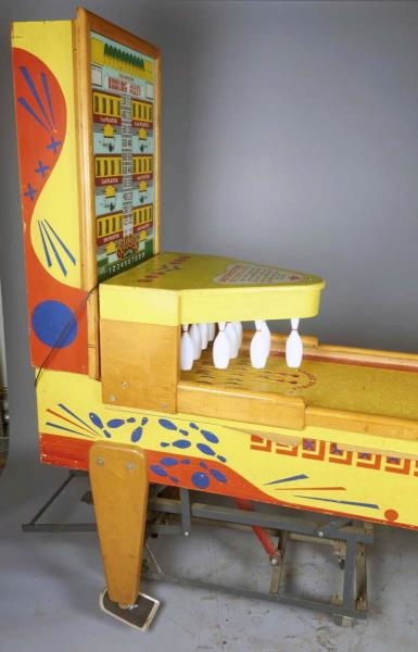 10 ¢ RAINBOW BOWLING ALLEY 6 PLAYER ARCADE GAME   