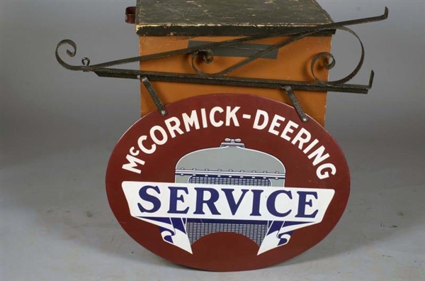 MCCORMICK DEERING SERVICE PORCELAIN SIGN          