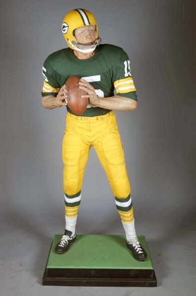LIFE-SIZE STATUE OF BART STARR BY JACK DOWD       
